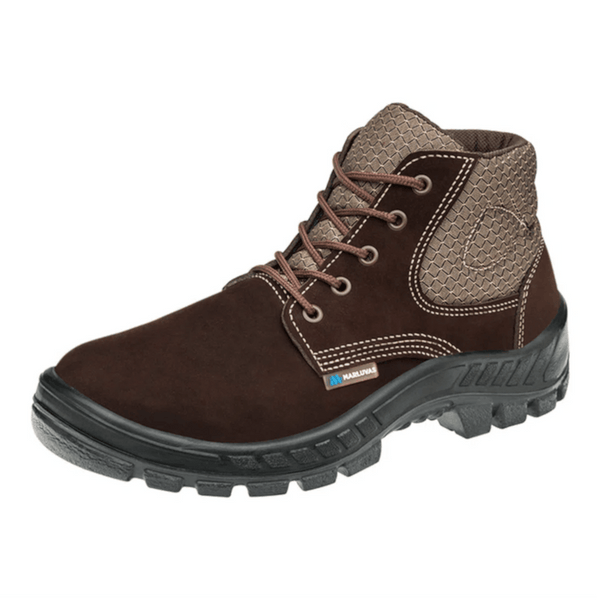 Bota de Segurança Nobuck Bidensidade Marrom Café Biqueira Polipropileno Tamanho 37 50B26CBBP CA 45611 Marluvas