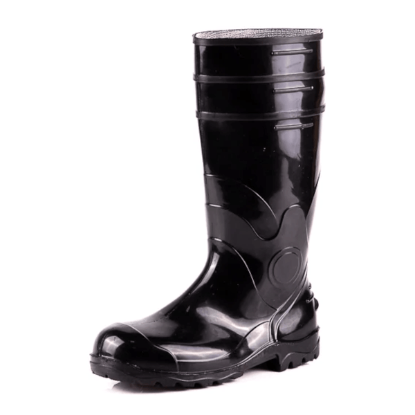 Bota Profissional PVC Preta Cano Longo Com Forro Sem Bico 85BPL600 Tamanho 42 CA 37455 Bracol