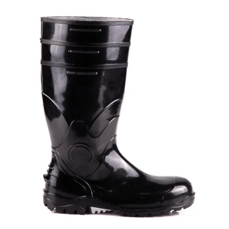 Bota Profissional PVC Preta Cano Longo Com Forro Sem Bico 85BPL600 Tamanho 42 CA 37455 Bracol