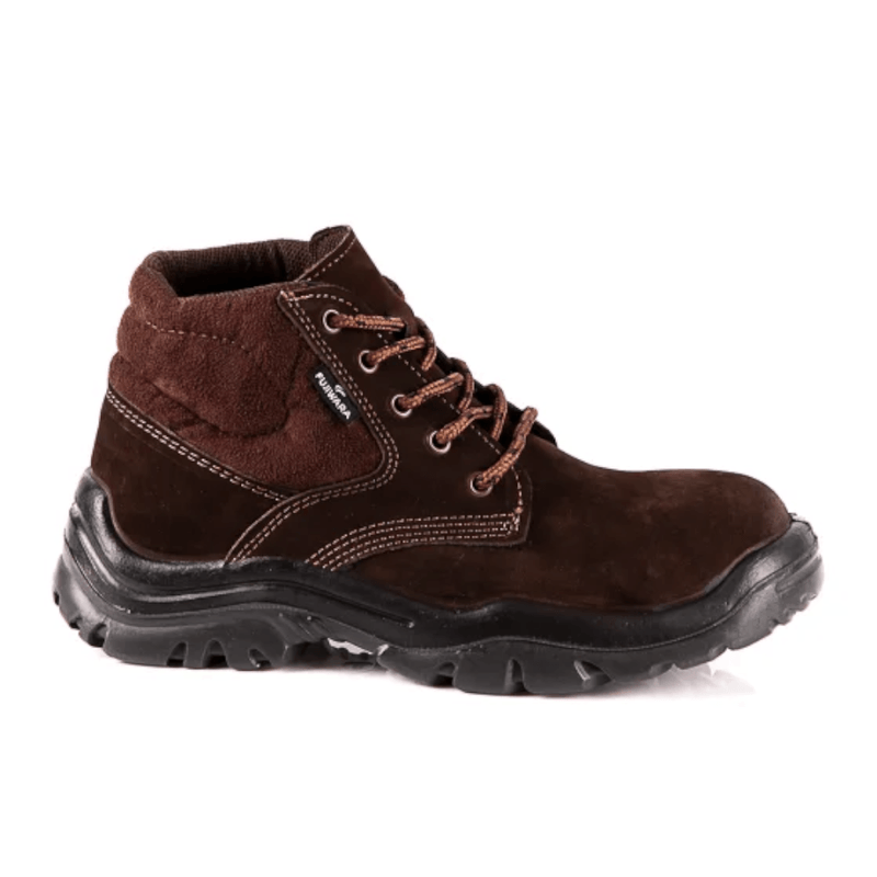 Bota De Segurança Nobuck Cadarço Bidensidade Bico De Composite Marrom Cafe 4087FHBN1600LG Tamanho 42 CA 42169 Bracol