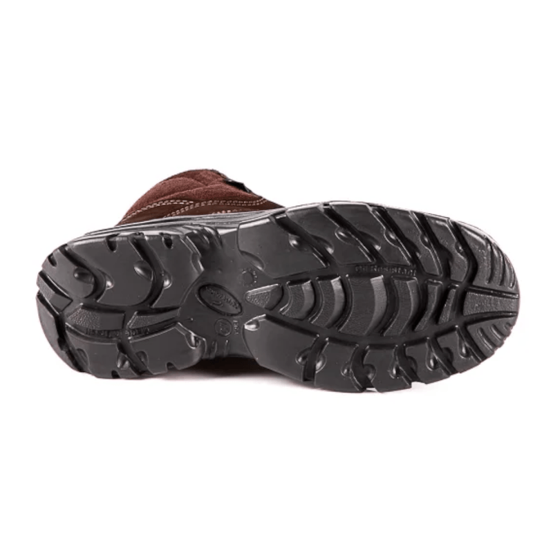 Bota De Segurança Nobuck Cadarço Bidensidade Bico De Composite Marrom Cafe 4087FHBN1600LG Tamanho 42 CA 42169 Bracol